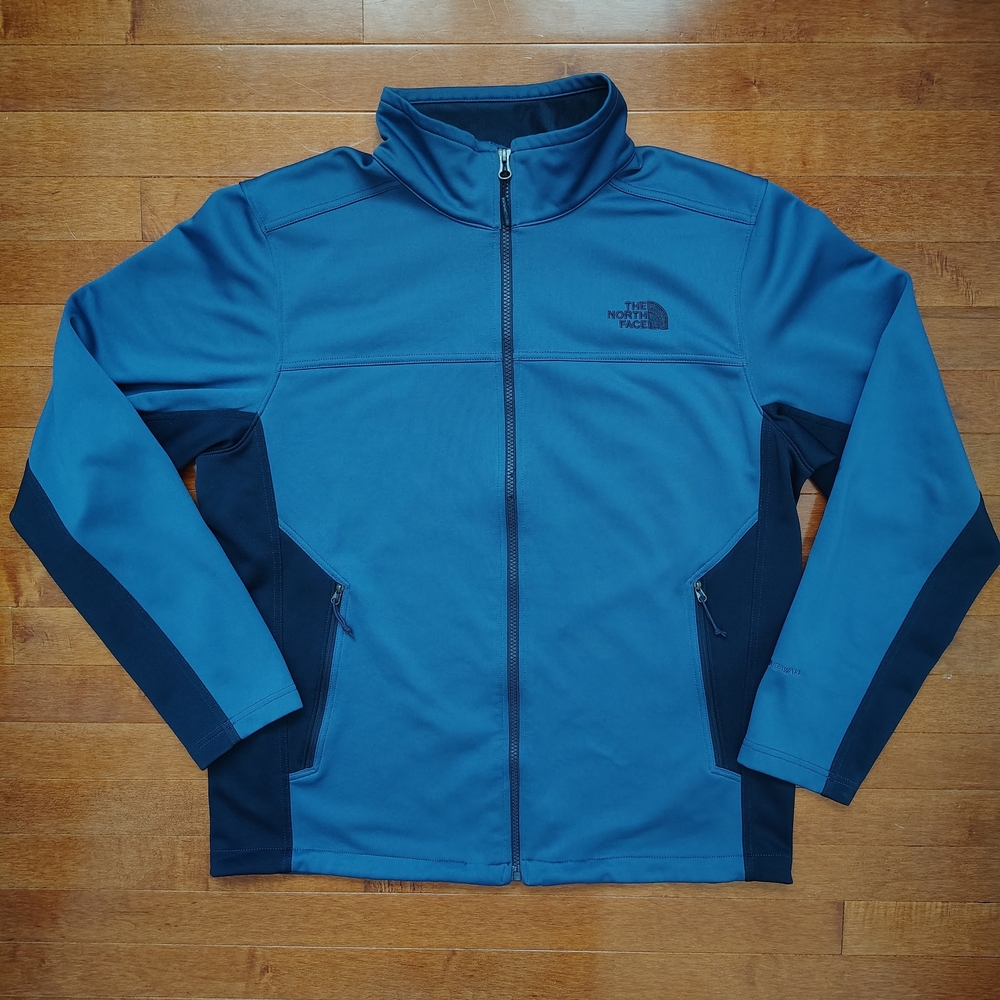 The North Face Men’s Apex Canyonwall Softshell Jacket - Shady Blue - Large